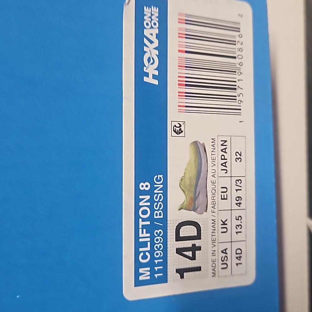 HOKA Men's Clifton 8 Running Shoe Sneaker 1119393 - Picture 12 of 13